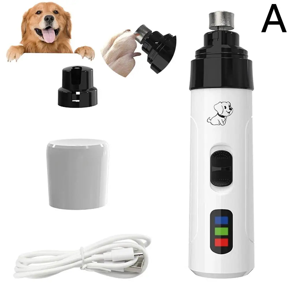 Pet Nail Grinder Elettrico - Limetta Professionale per Cani e Gatti con Testa…