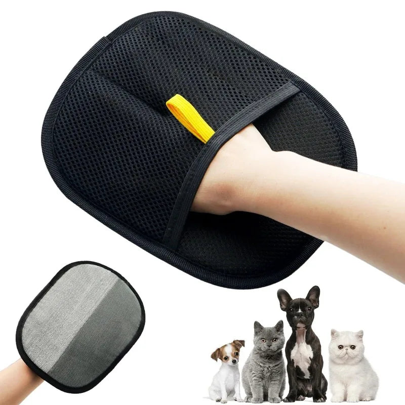Guanti per toelettatura pet – rimuovi peli di cane e gatto da divani, tappeti e…
