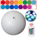 Pallone Inflatable LED 60/90cm, 16 Colori, Luci Multicolore per Feste e Piscina