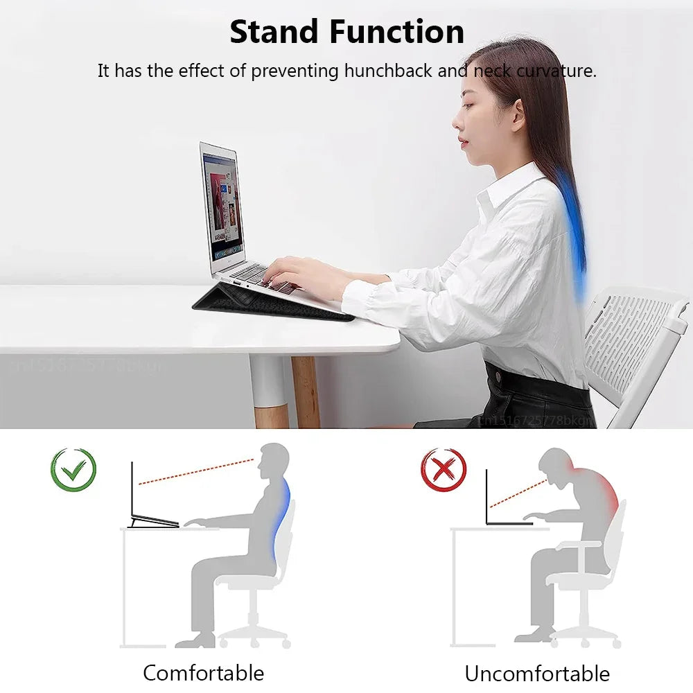 Crocodile Leather Flip Case Bag Laptop Sleeve for Macbook Air 13 14 15 16 Inch M5 M4 M3 M2 Chip Mac Book Pro Cover Accessories
