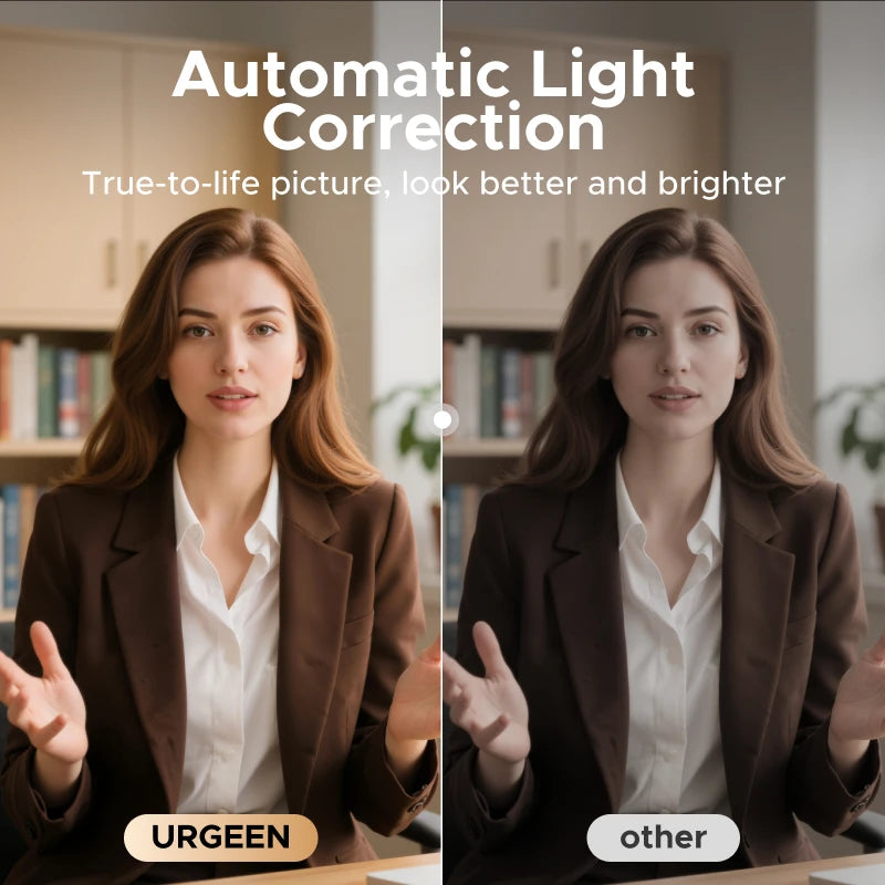 Webcam 4K 8MP con messa a fuoco PDAF e microfoni AI per videoconferenze