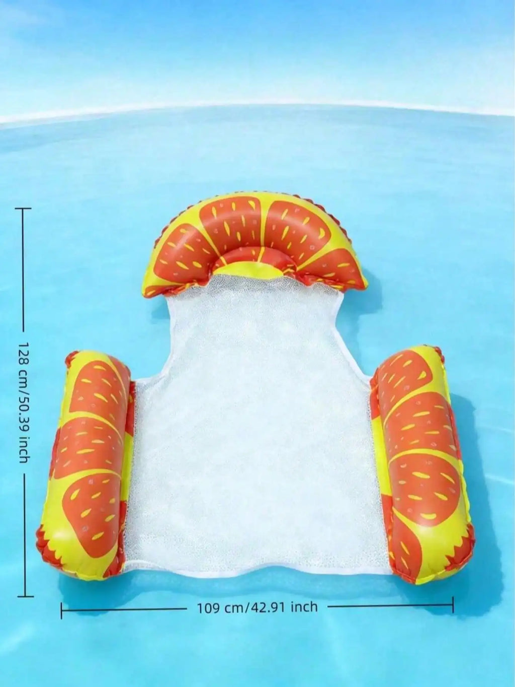 Hamac gonflable pliable en PVC pour piscine et mer – Matelas flottant d'été