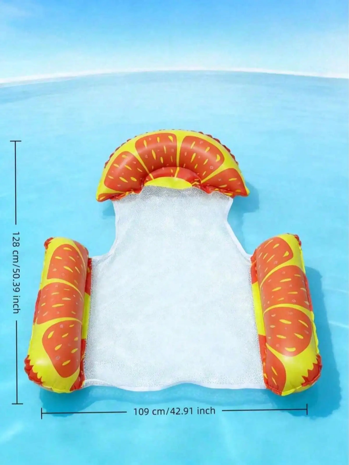 Hamac gonflable pliable en PVC pour piscine et mer – Matelas flottant d'été