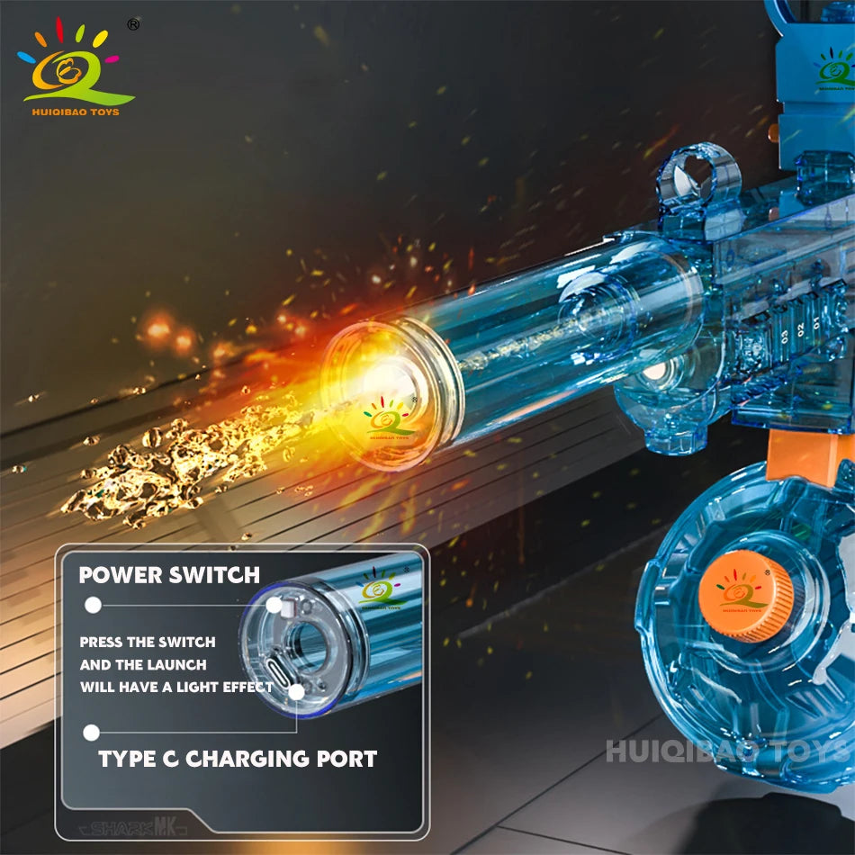 Pistola d'acqua elettrica automatica UMP45 – Gioco estivo per adulti e bambini