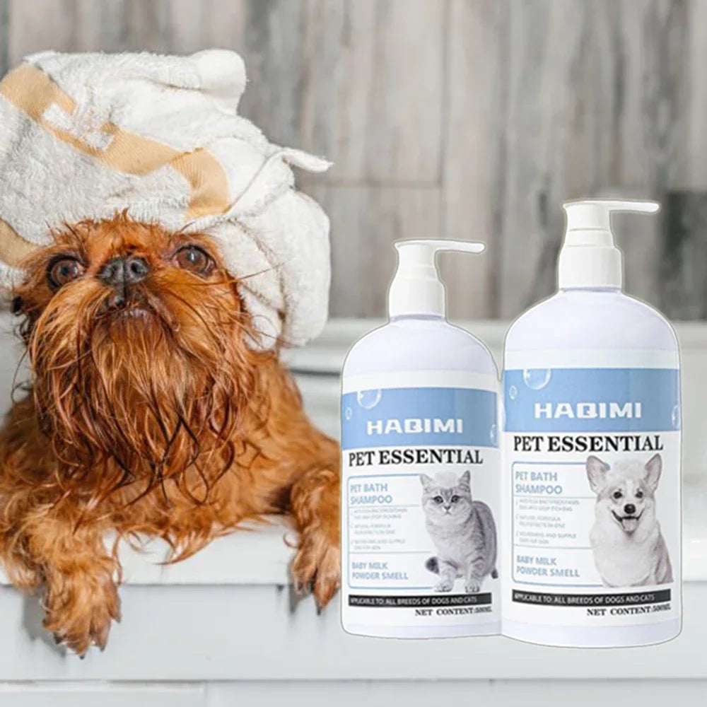 Shampoo Pet 500ml per Cani e Gatti - Detergente Gentle con Estratti Vegetali