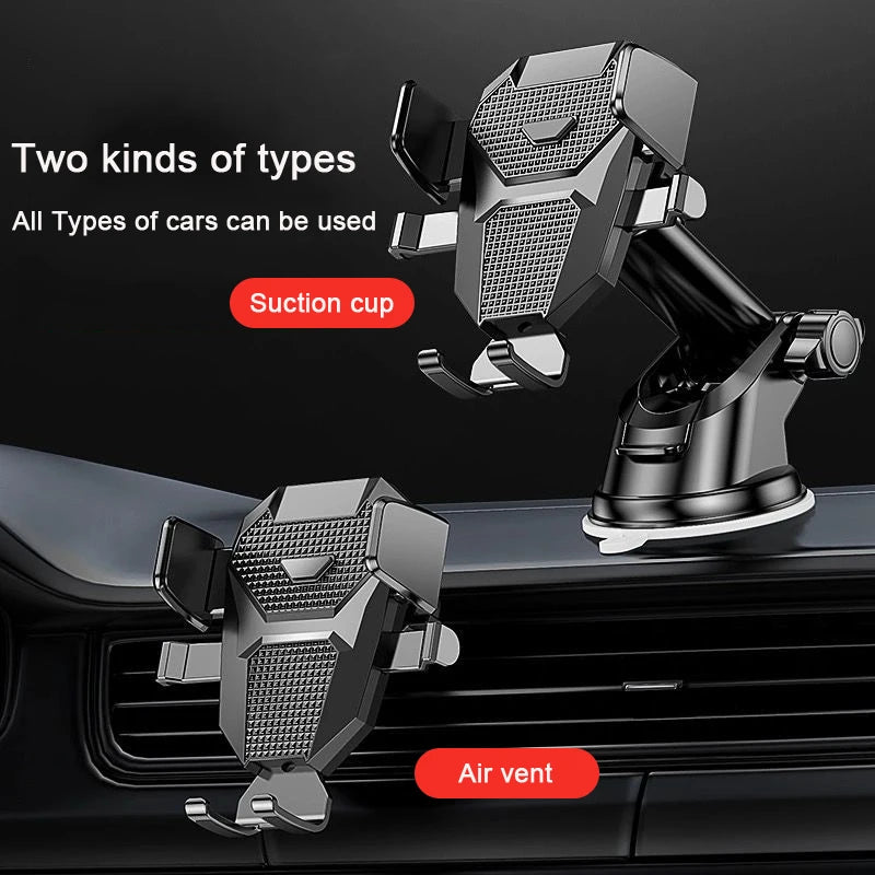 Supporto per cellulare da auto universale 360° per schermi 4‑7 pollici