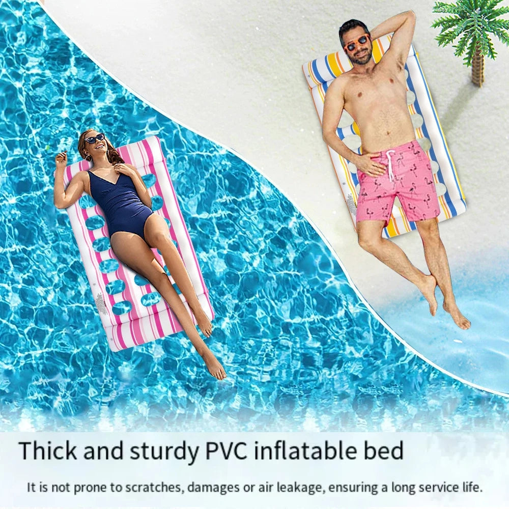 Materasso gonfiabile in PVC per piscina e spiaggia – lettino galleggiante…