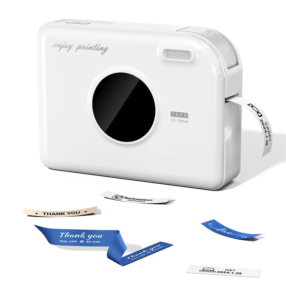 Stampante portatile Bluetooth per nastri e etichette personalizzate
