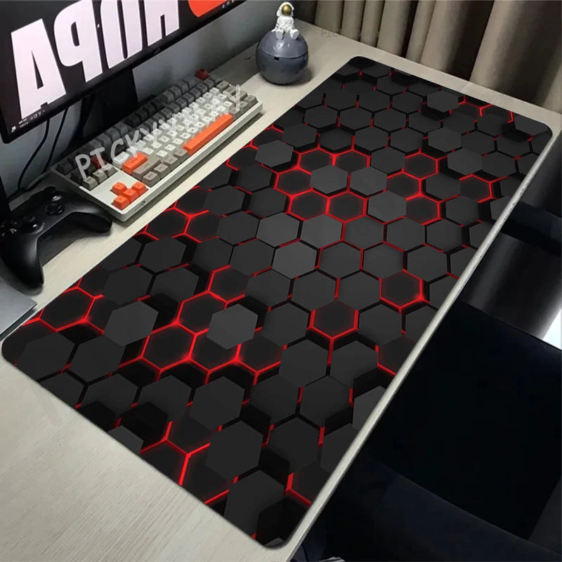 Tappetino per Mouse XXL da Scrivania Design Geometrico Minimal