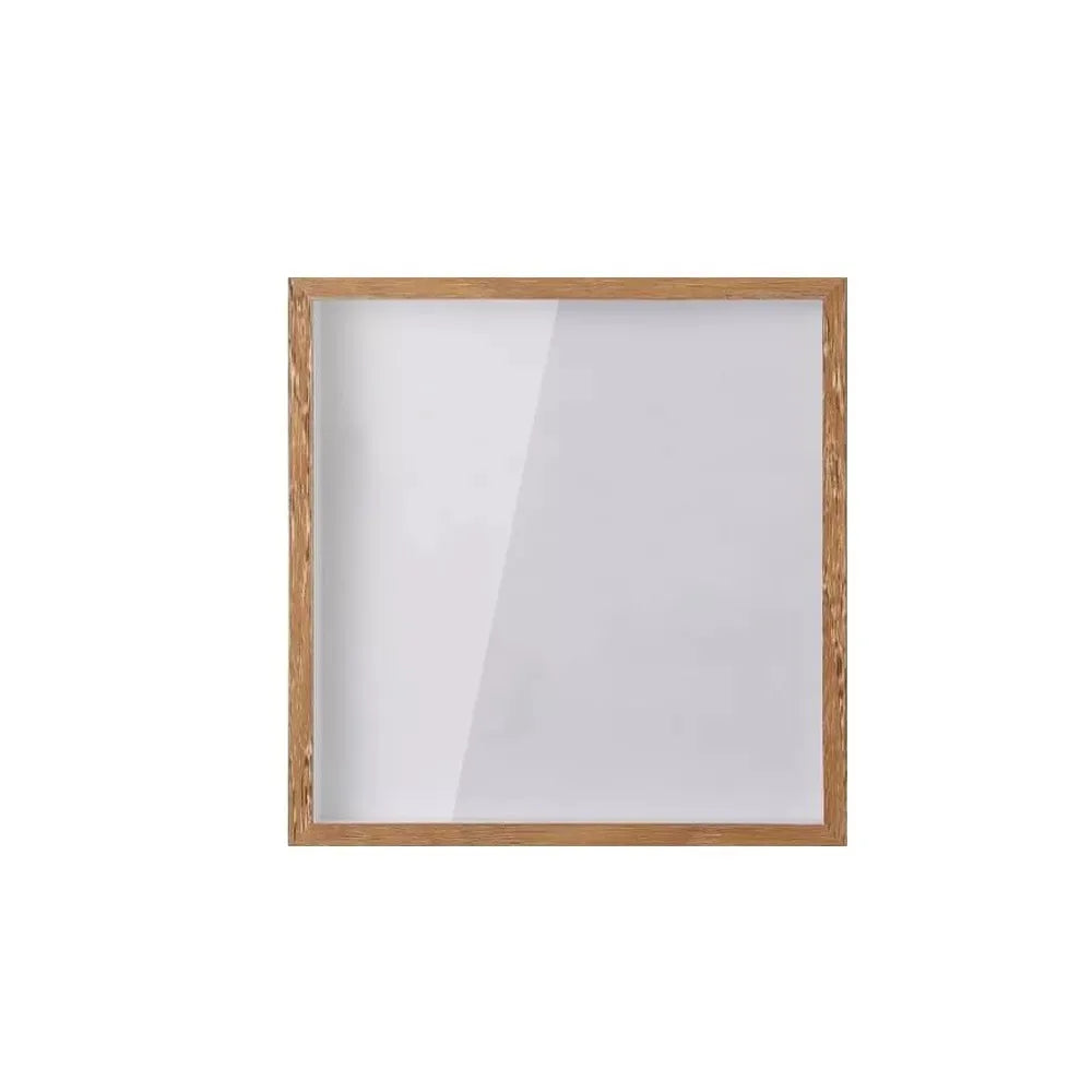 New Wall Mounted Travel Shadow Box Top Loading Transparent Ticket Shadow Box Square Simple Photo Frame Home Decor