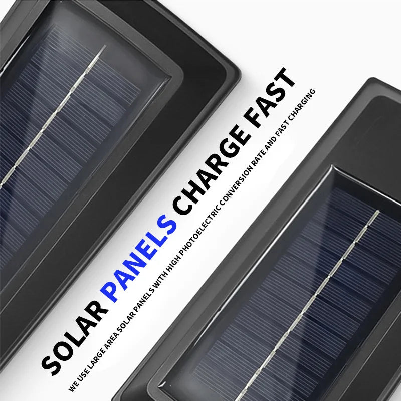 Lampada solare da esterno con sensore di movimento, impermeabile, 3 modalità