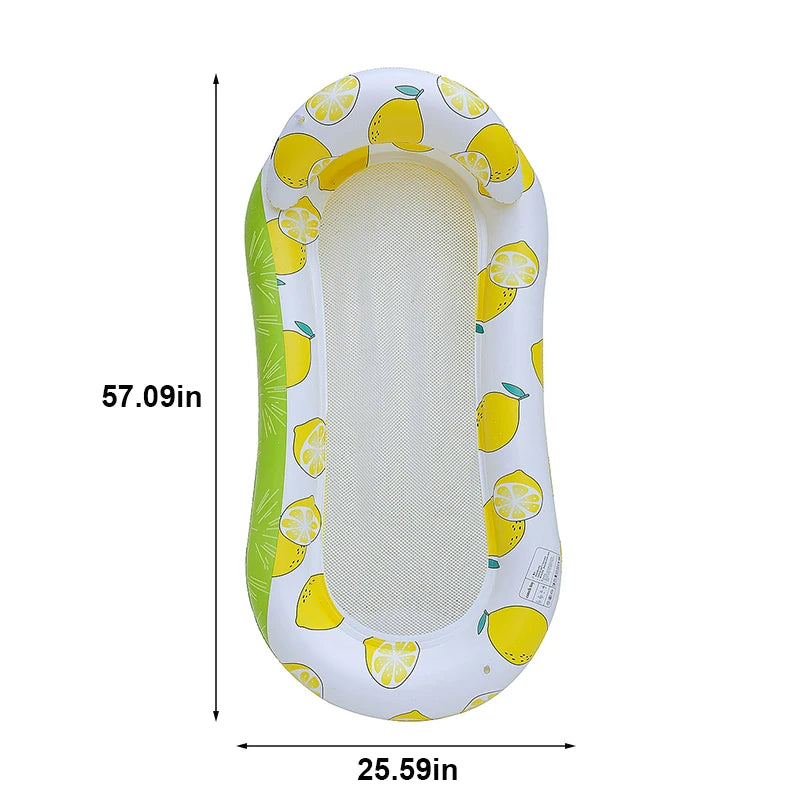 Amaca galleggiante gonfiabile per piscina e spiaggia – letto d’acqua…
