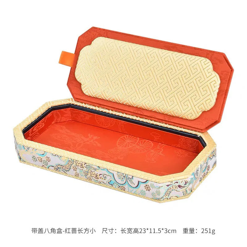 Boîte à bijoux en bois massif, coffret de rangement de luxe pour bagues et boucles d'oreilles, présentoir rétro pour colliers et bracelets, vitrine de joaillier.