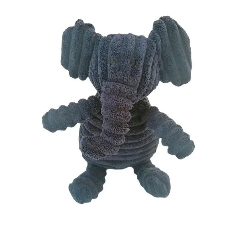 Giocattolo peluche a forma di animale per cani – morso resistente e suono