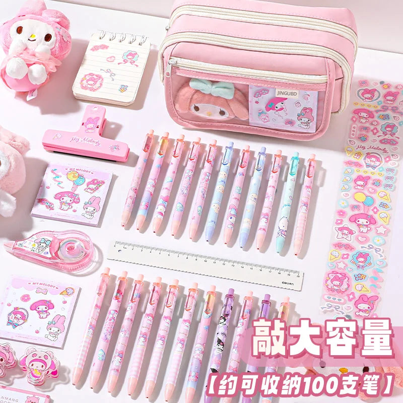 Trousse Kawaii DIY avec accessoires – Organiseur imperméable grande capacité