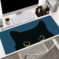 Tappetino da scrivania XXL con stampa gatto kawaii – 100x50 cm