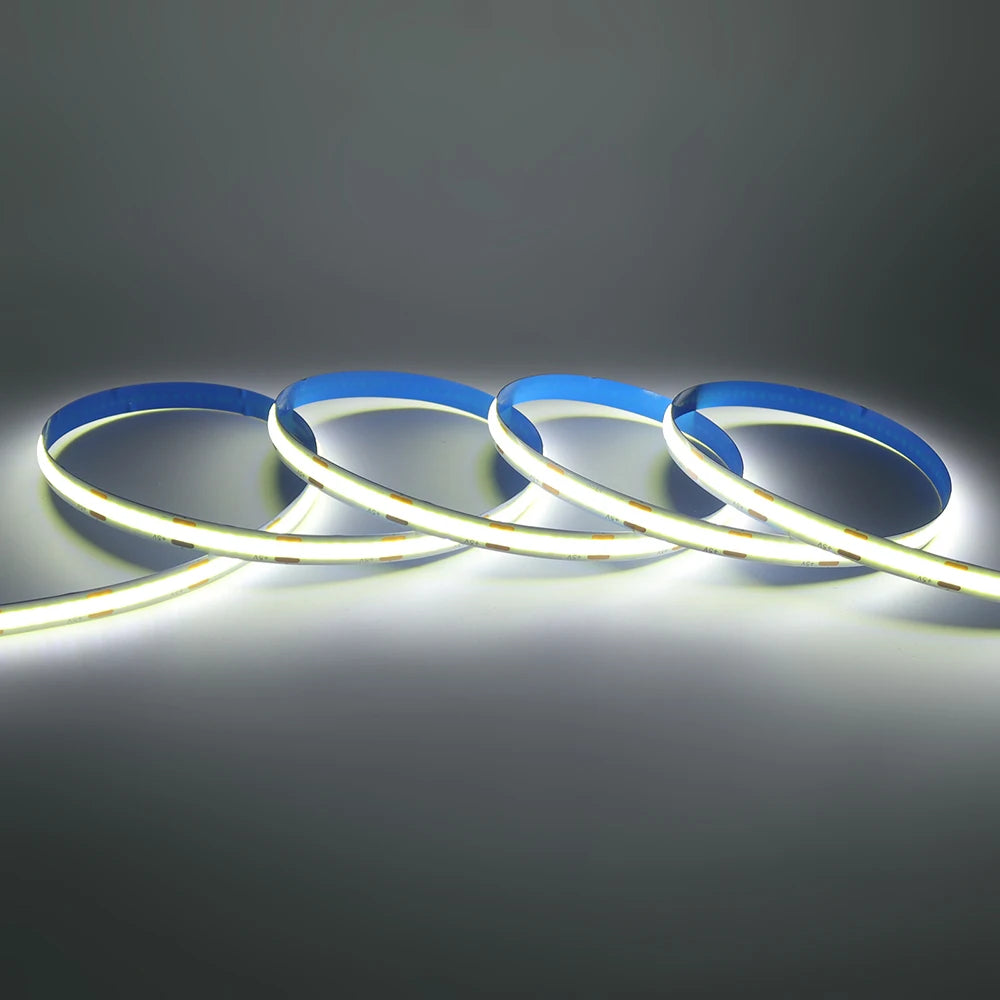 Striscia LED COB 5V 320 LED/m, RGB, tagliabile, autoaderente, con box CR2032
