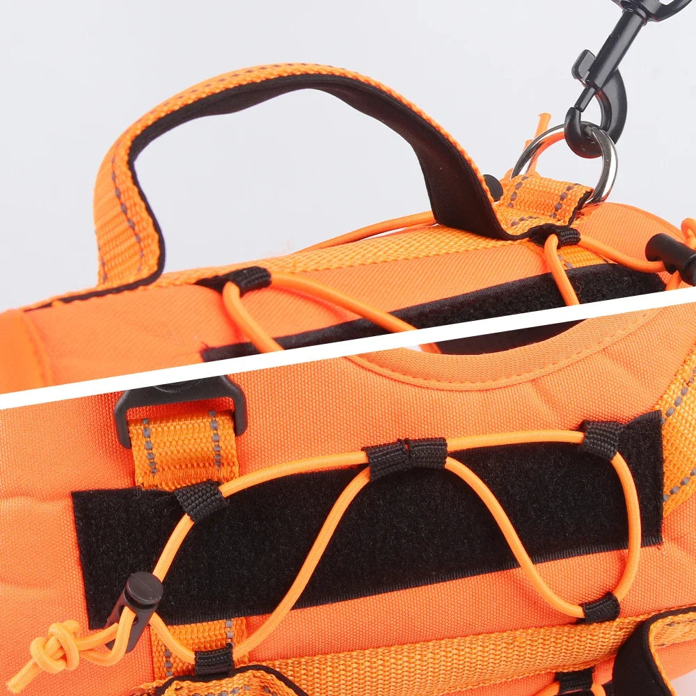 Imbrago tattico riflettente per cani, multifunzionale e antiesplosivo