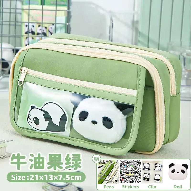 Trousse Kawaii DIY avec accessoires – Organiseur imperméable grande capacité