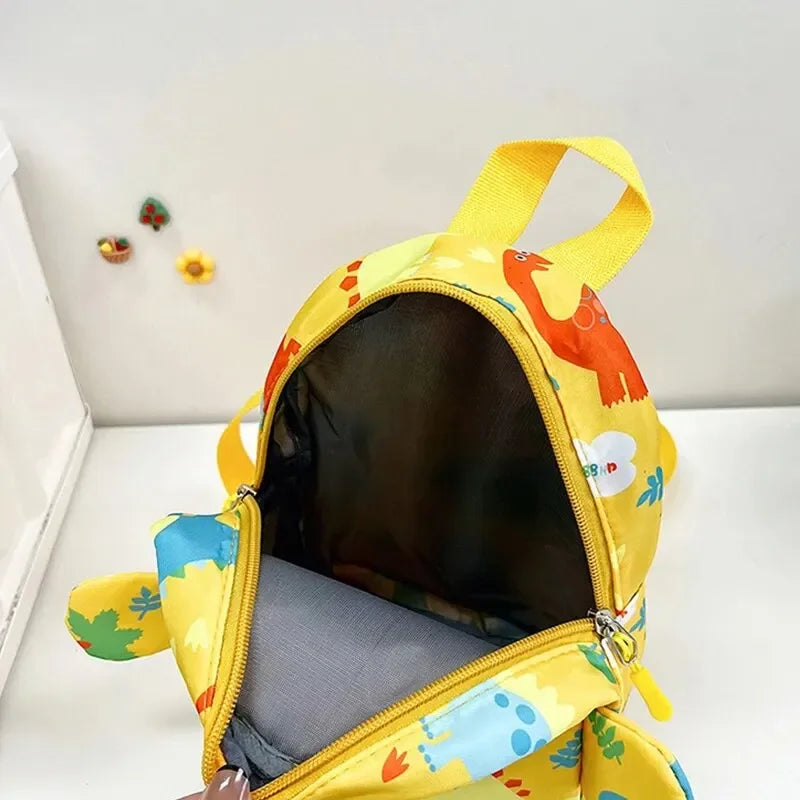 Petit sac à dos dinosaure cartoon pour enfants, école maternelle
