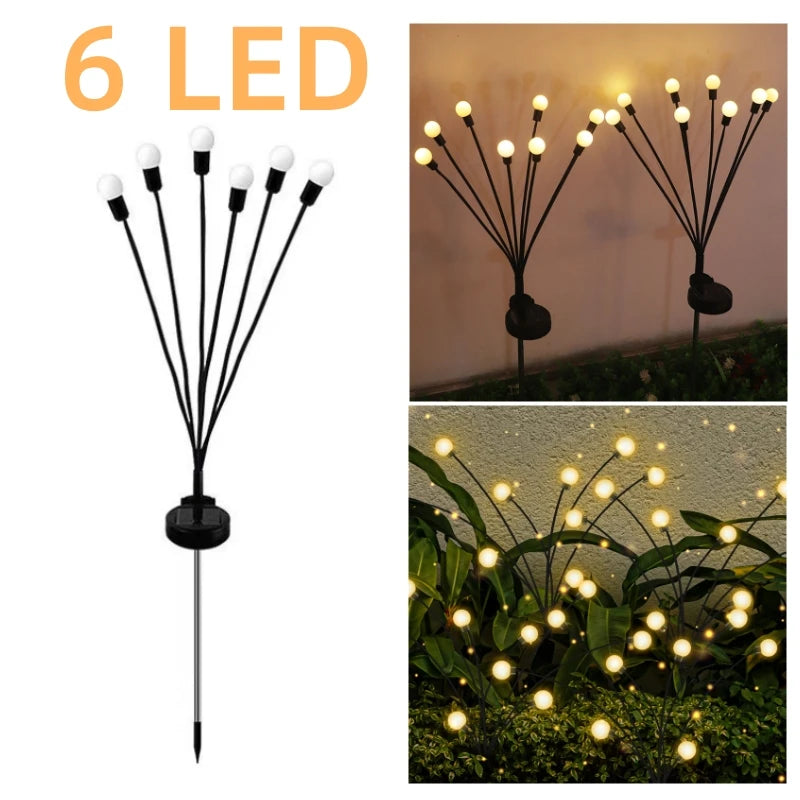 Luci Solari a Lucciola LED 6/8/10 per Giardino, Patio e Percorsi – Senza Fili