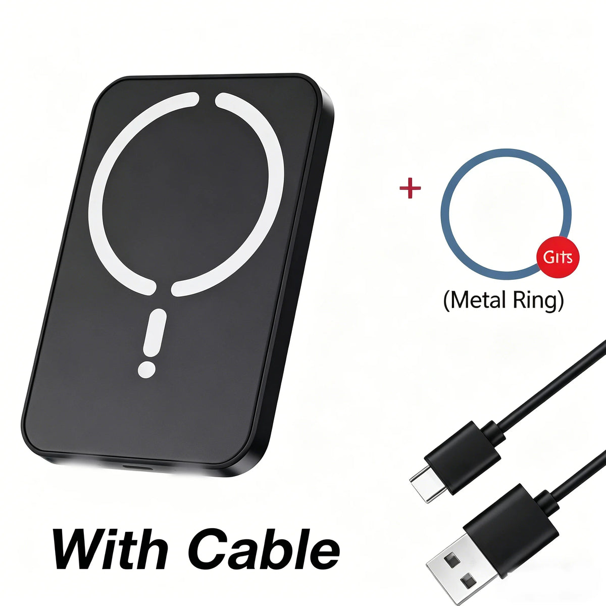 Supporto auto con ricarica wireless magnetica, compatibile MagSafe iPhone 12‑17