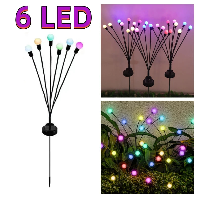 Luci Solari a Lucciola LED 6/8/10 per Giardino, Patio e Percorsi – Senza Fili