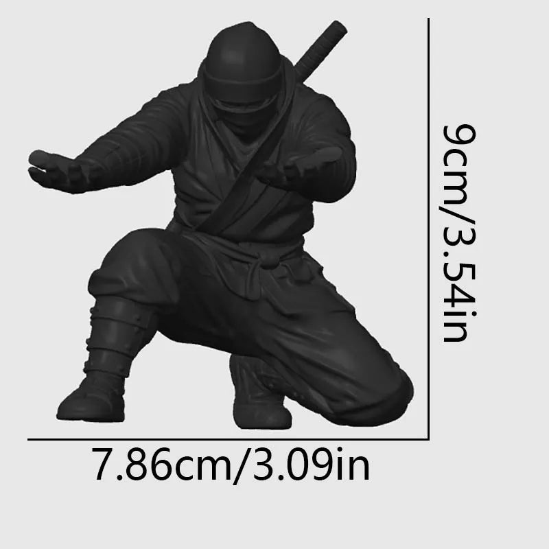 Porta penne ninja 3D stampata - Set da 1 o 3 pezzi, decorazione da scrivania