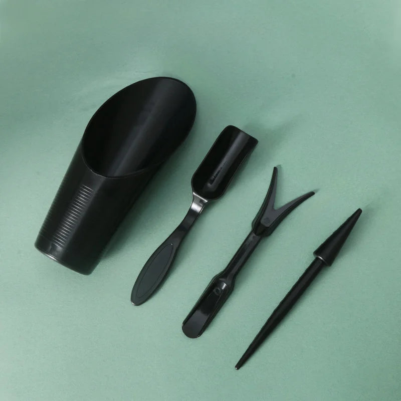 Set da 4 attrezzi da giardinaggio in plastica resistente – pala, cucchiaio,…