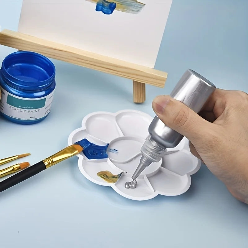 60ml Metallic Acrylic Paint Resin Pigments Golden Silvery Copper For Epoxy Resin Jewelry Making Handmade DIY Colorant Pigment