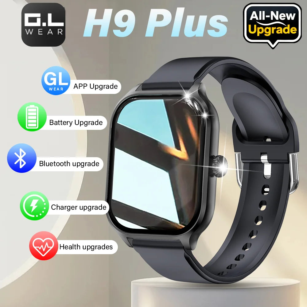 Smartwatch con display 2.01" e risposta chiamate – fitness e salute