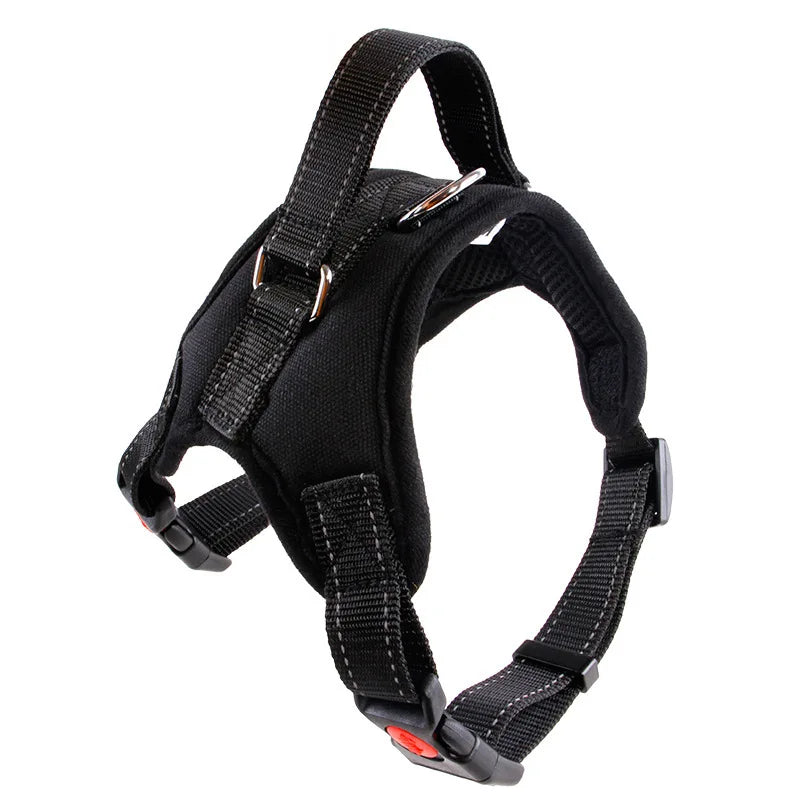 Imbracatura per Cani Vest Taglie S M L - Nylon Riflettente, Chiusura Lampo