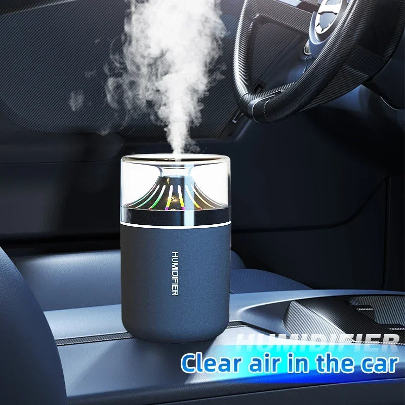 Umidificatore auto a luce graduale, spray delicato e silenzioso