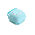 Spazzola in silicone morbido per cani e gatti – massaggio e dispenser shampoo