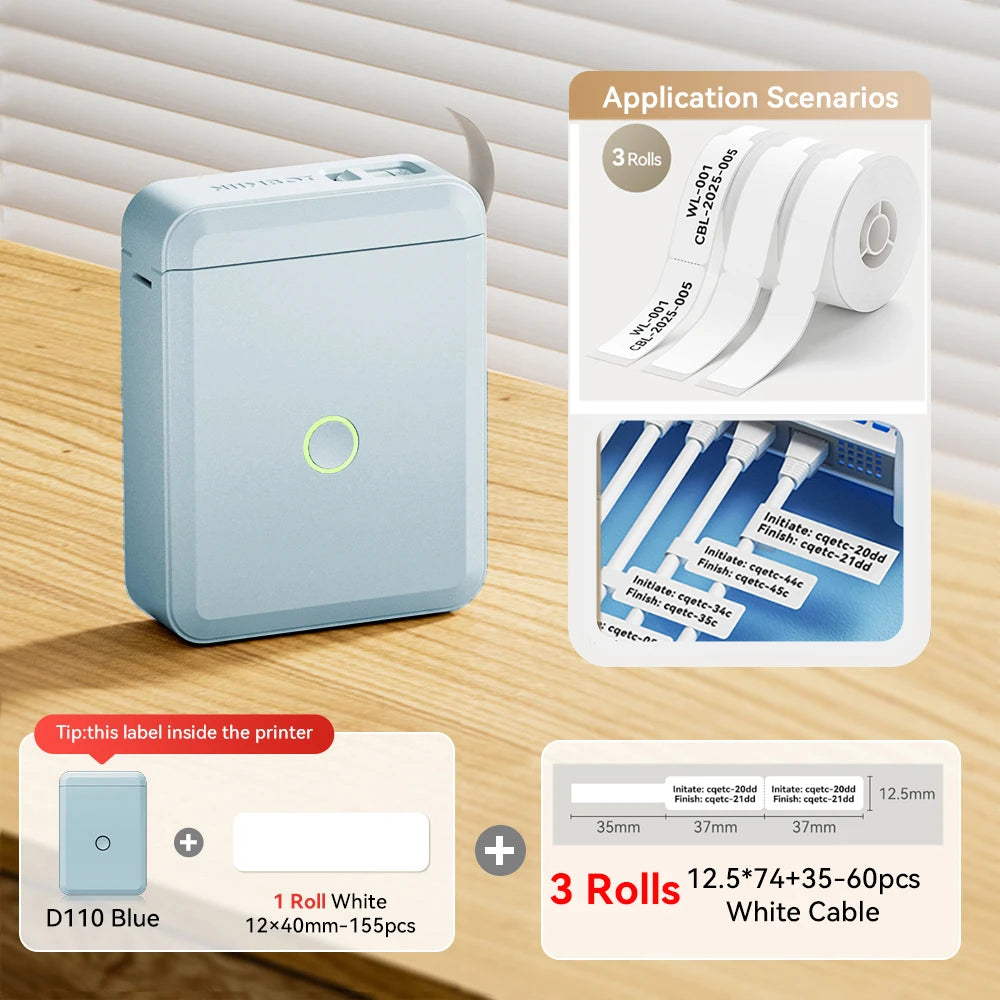 Stampante termica portatile Mini wireless per etichette adesive