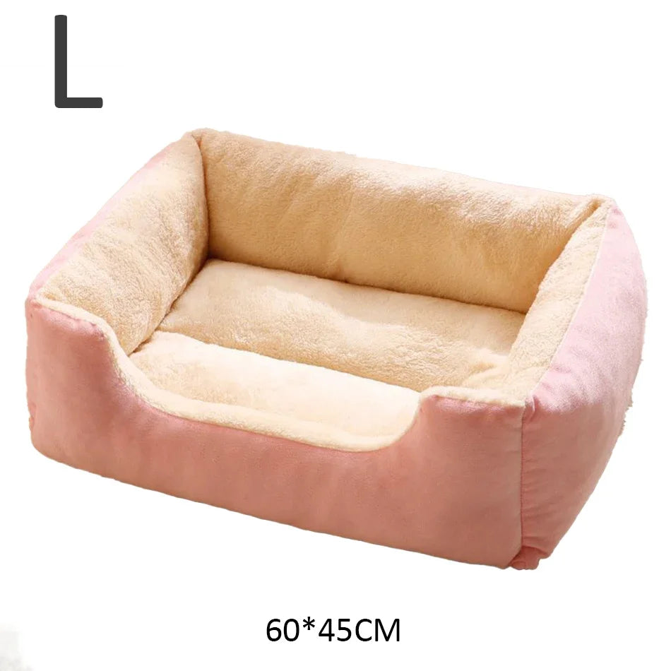Letto in Peluche Traspirante per Gatti e Cani – 3 Taglie Disponibili