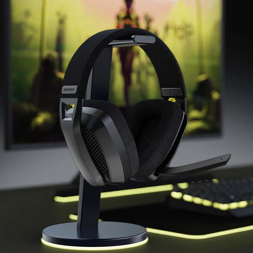 Cuffie Gaming Wireless 2.4 GHz e Bluetooth con Microfono, 50 mm, 48 h Autonomia