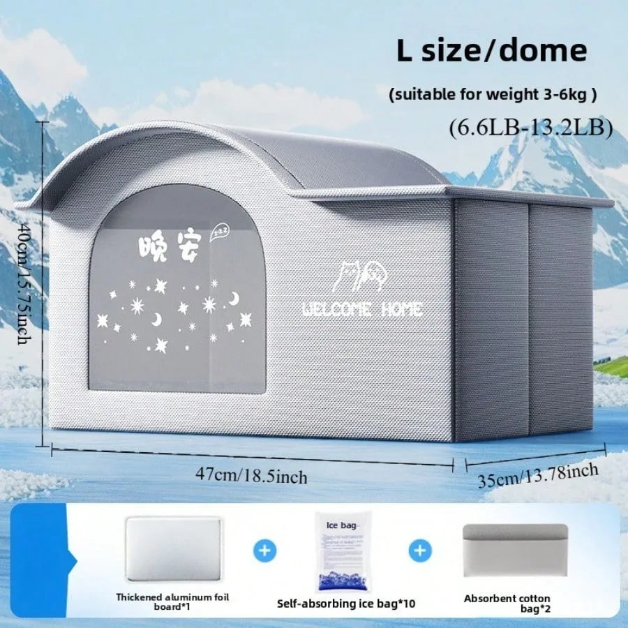Casa refrigerante per gatti e cani – nido estivo rinfrescante