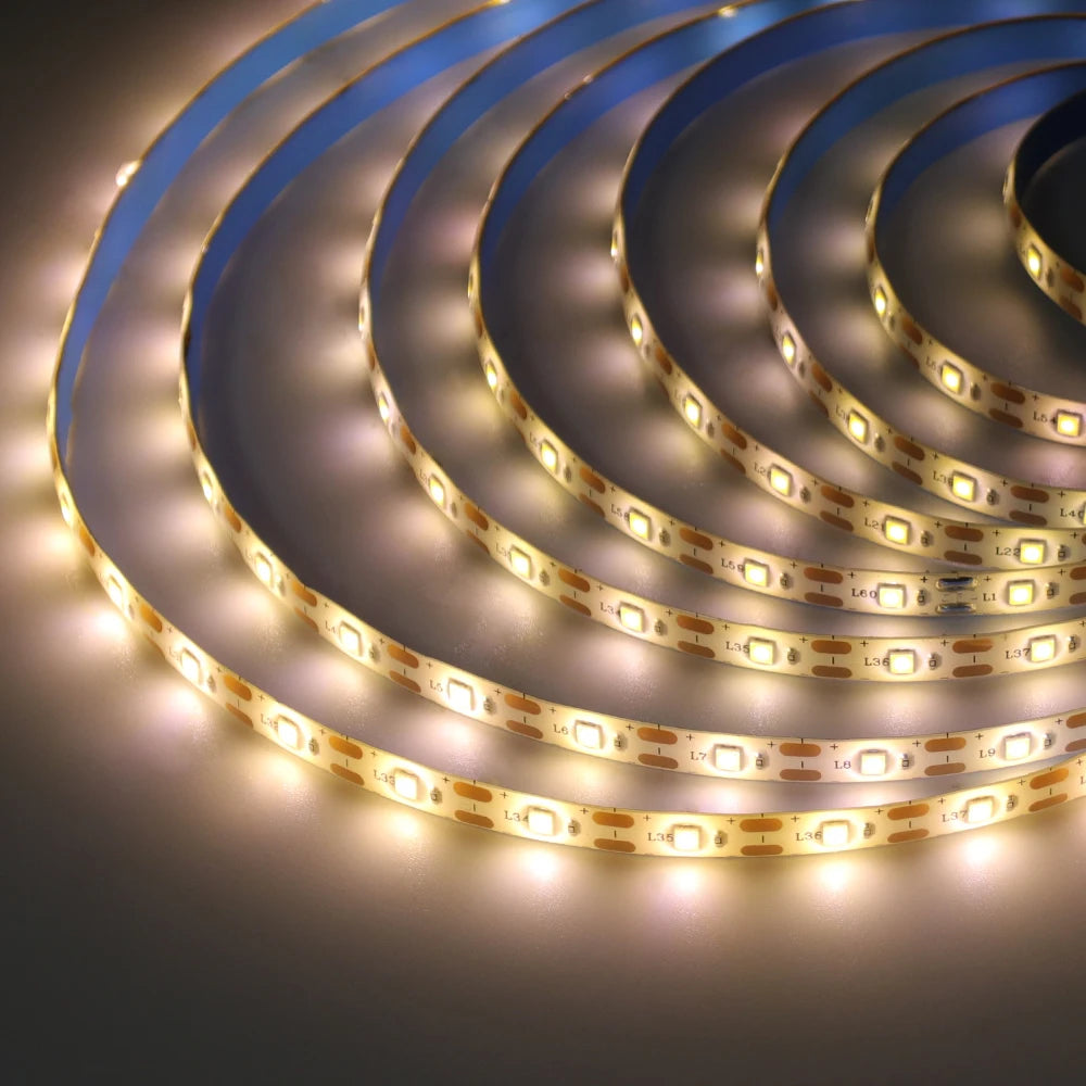 Striscia LED USB 5V SMD 2835, 60 LED/m, colori RGB, flessibile, 1‑5 m