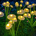 Lampade Solari a Forma di Fungo Dual Mode, LED Impermeabili per Patio