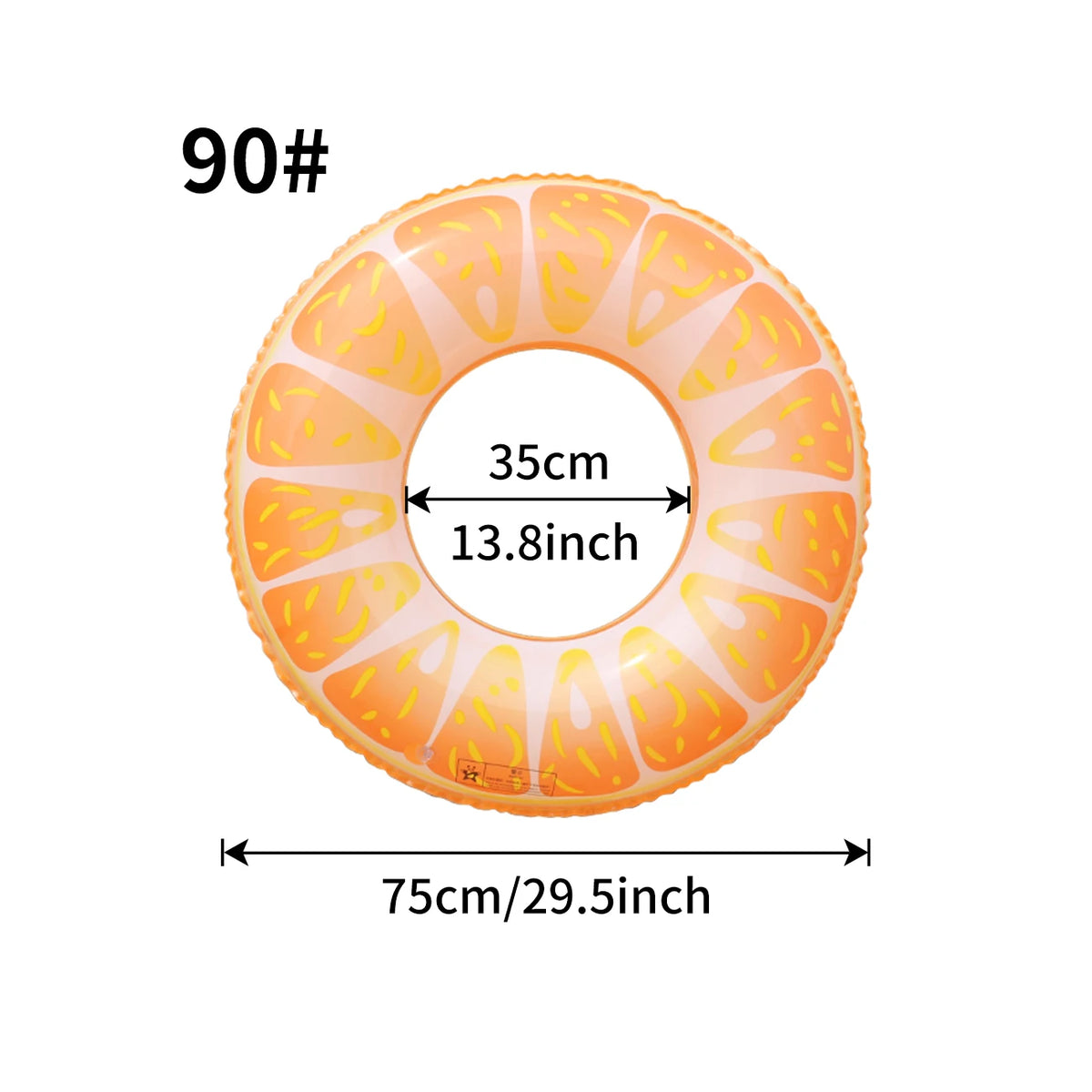 Anello gonfiabile Watermelon in PVC per piscina e spiaggia