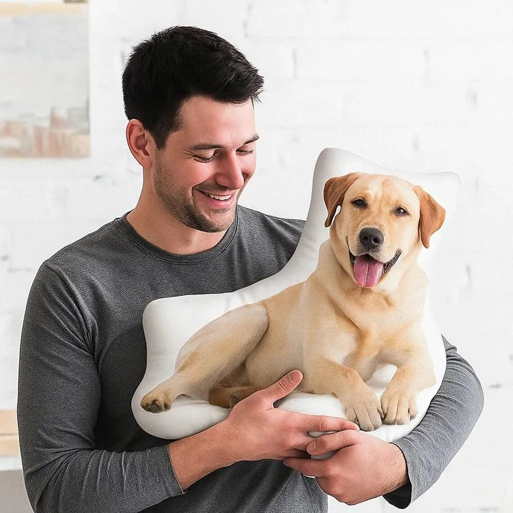 Cuscino personalizzato con foto di cane o gatto – regalo natalizio e…