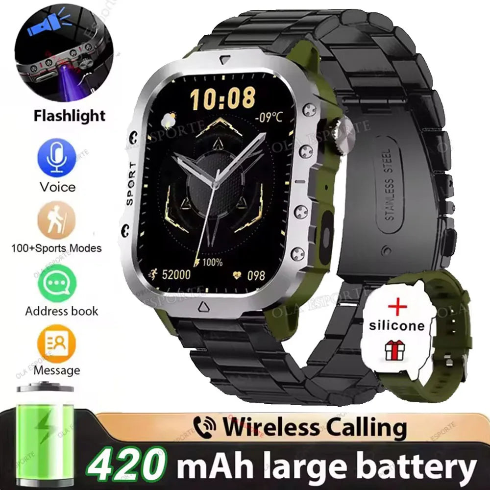 Smartwatch sportivo 2026 con GPS, monitor cardio, impermeabile, compatibile iOS…