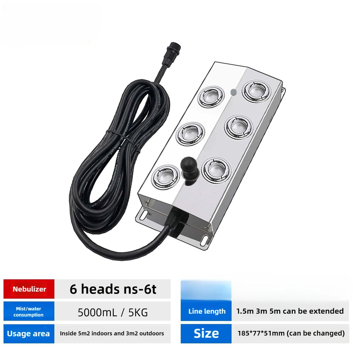 Umidificatore Ultrasonico Industriale 48V con 12 Testine – Nebulizzatore per…