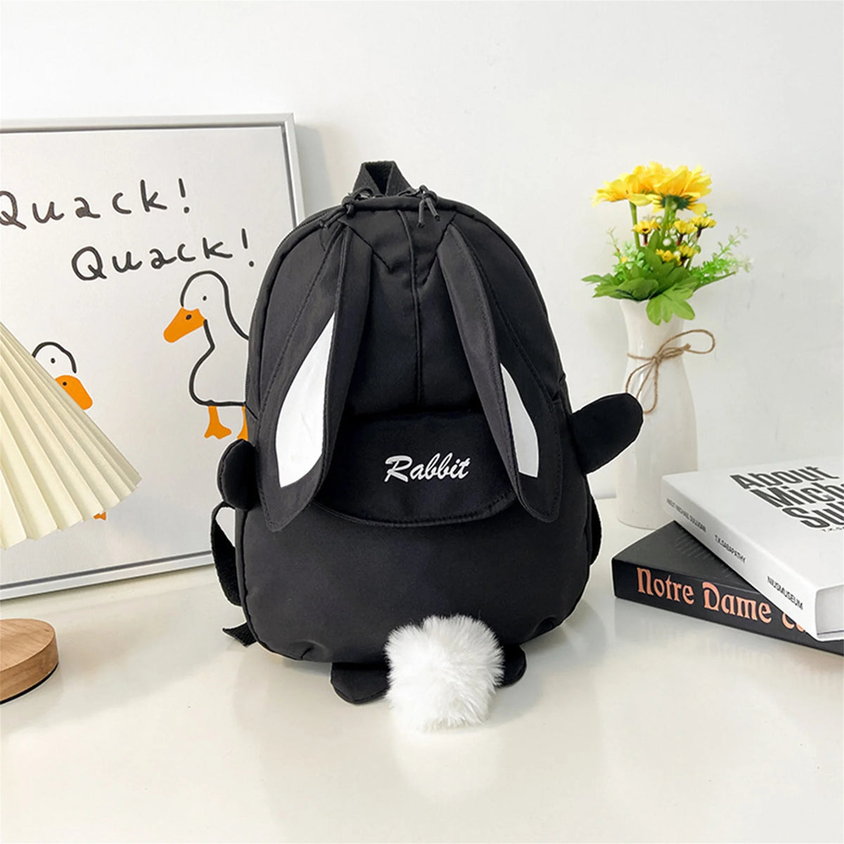 Sac à dos fille lapin école décontracté imperméable grande capacité