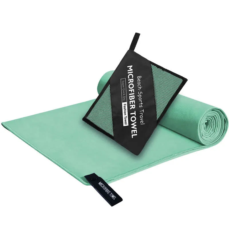 Serviette en microfibre absorbante – 6 tailles pour la salle de sport, la plage et les voyages