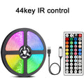 Striscia LED RGB 5V con telecomando, 1‑20 m, luce d'ambiente per casa e festa