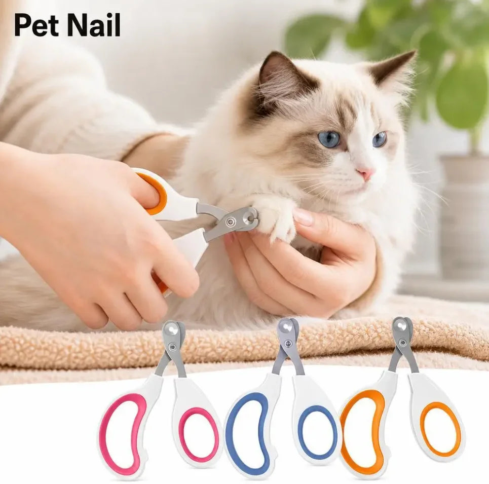 Forbici Circolari per Unghie Gatti e Cani - Tagliaunghie Professionale Pet
