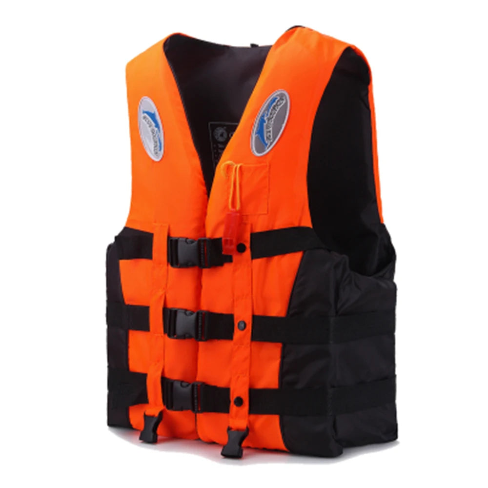 Gilet de sauvetage réglable avec sifflet pour adulte et enfant