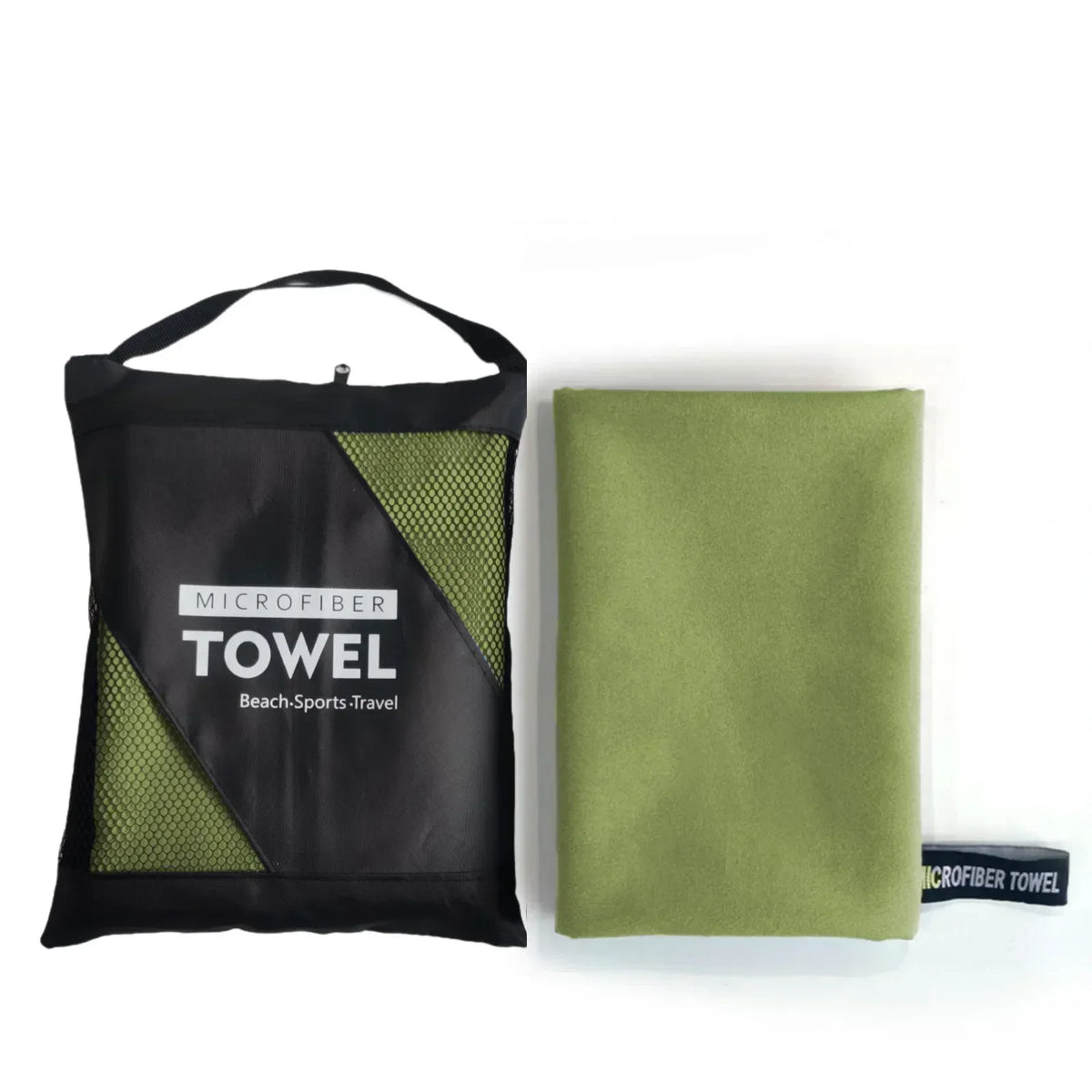Serviette en microfibre absorbante, séchage rapide pour la salle de sport et la plage
